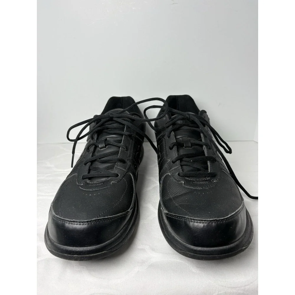 New Balance 577 Shoes Mens 13 B Walking Black Leather Sneakers Lace Up  MW577BK